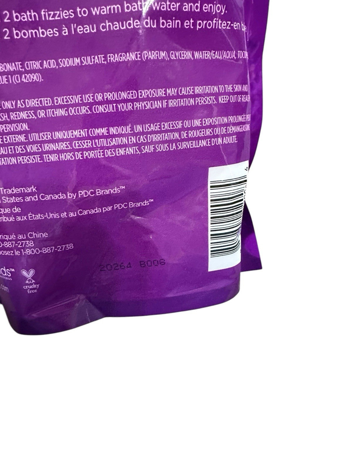 Bath Fizzies Bombs Lavender & Honey 8 Count Discontinued Calgon Moisturizing New