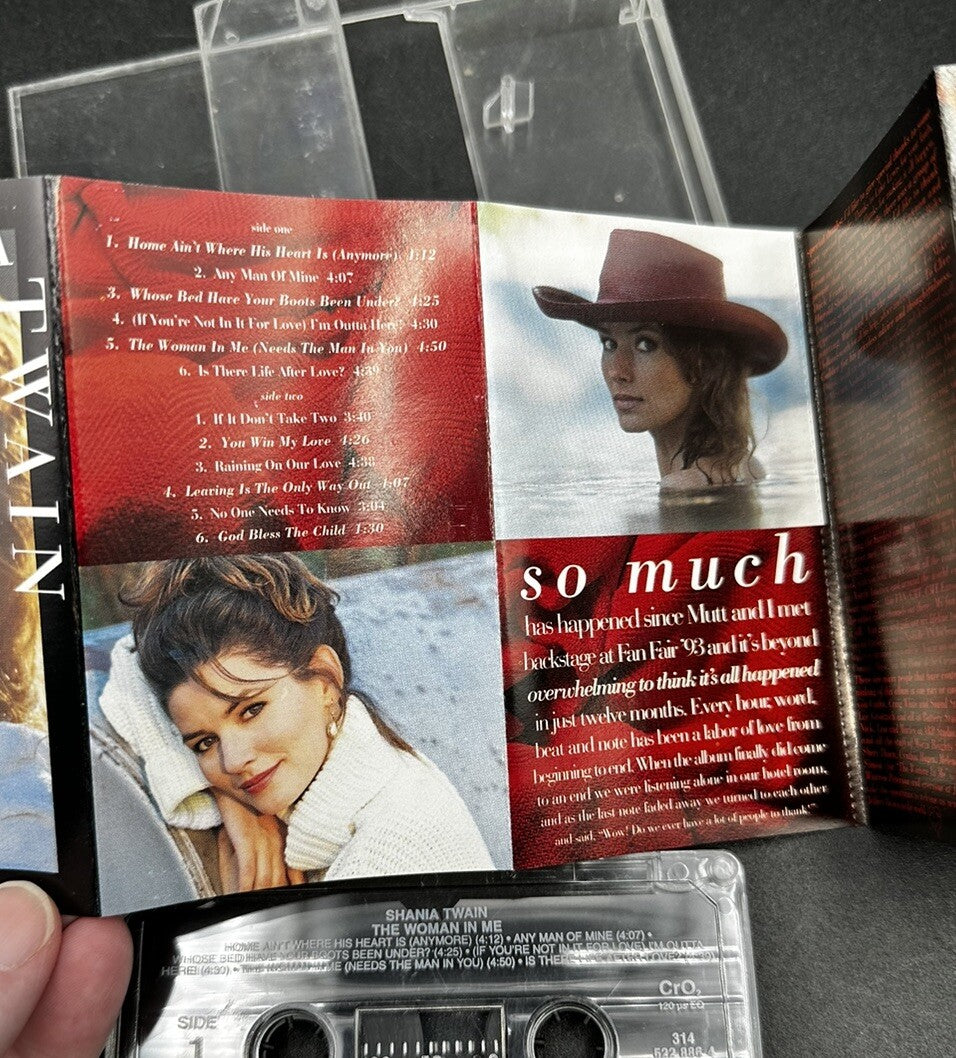 Cassette Shania Twain “The Woman in Me”1995 Country Pop Mercury