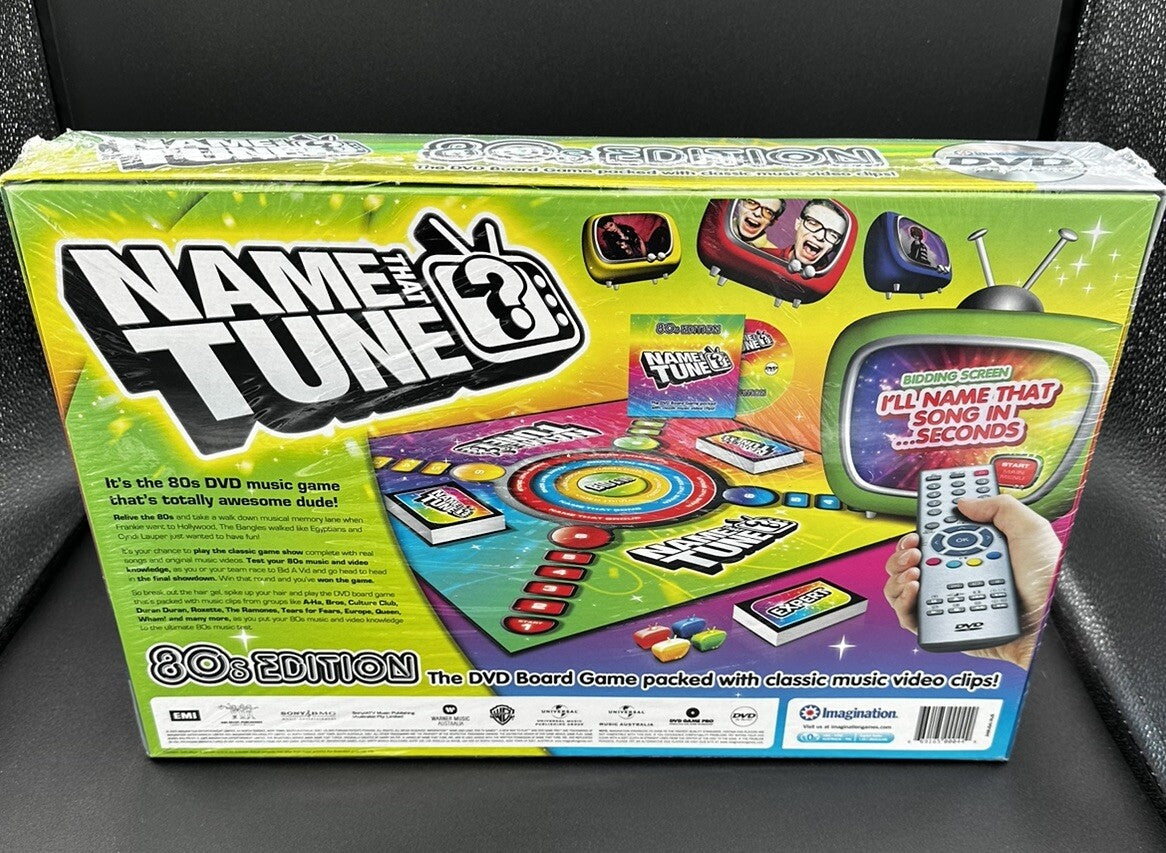 Board Game Name that Tune 80's Edition DVD Factory Sealed New