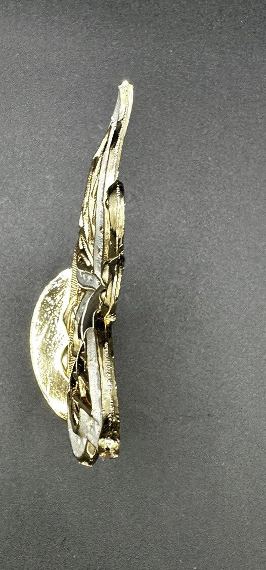 Earring Holder Butterfly Tree Torino Goldtone Vintage