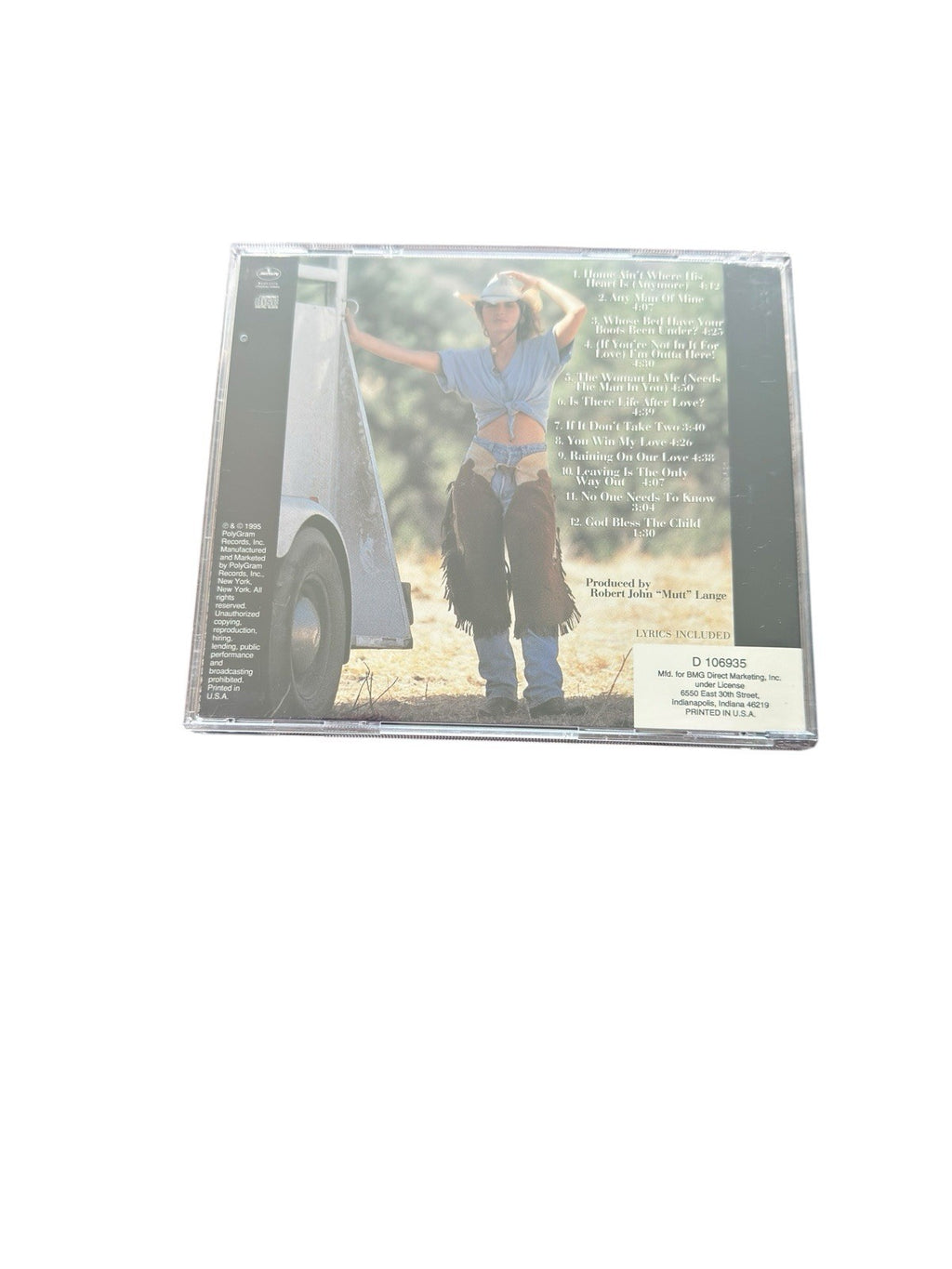 CD The Woman In Me By Shania Twain (1995)