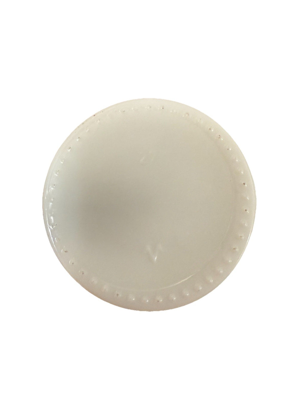 Amarena Fabbri Milk Glass Jar "Empty" Cherries Blue White Floral 5.25" H Italy