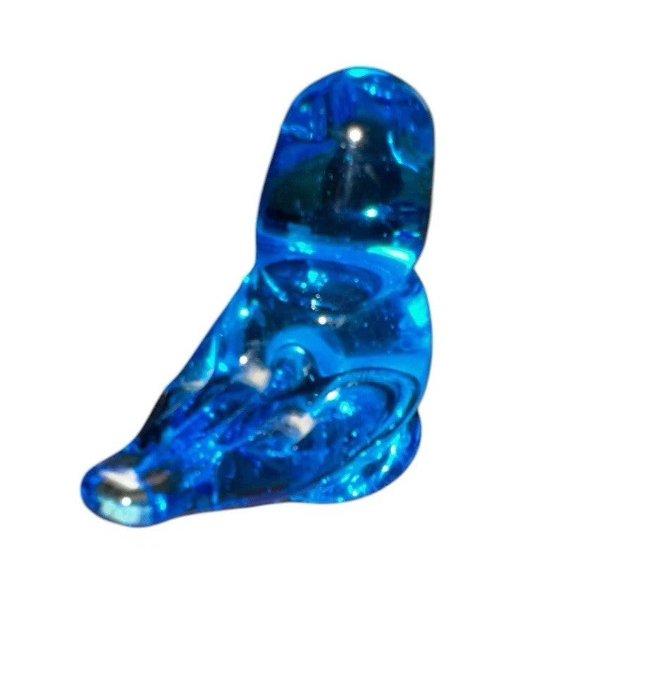 Bluebird Glass “Sunny day Bluebird” Signed By Ron Ray 1983 Vintage