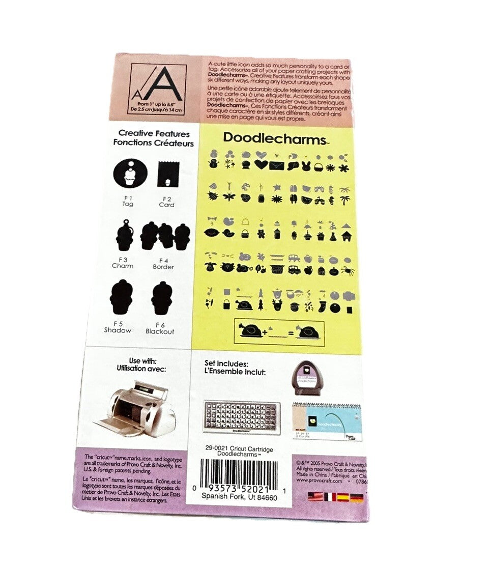Cricut Shapes Cartridge Provo Craft 29-0021 Complete Doodlecharms