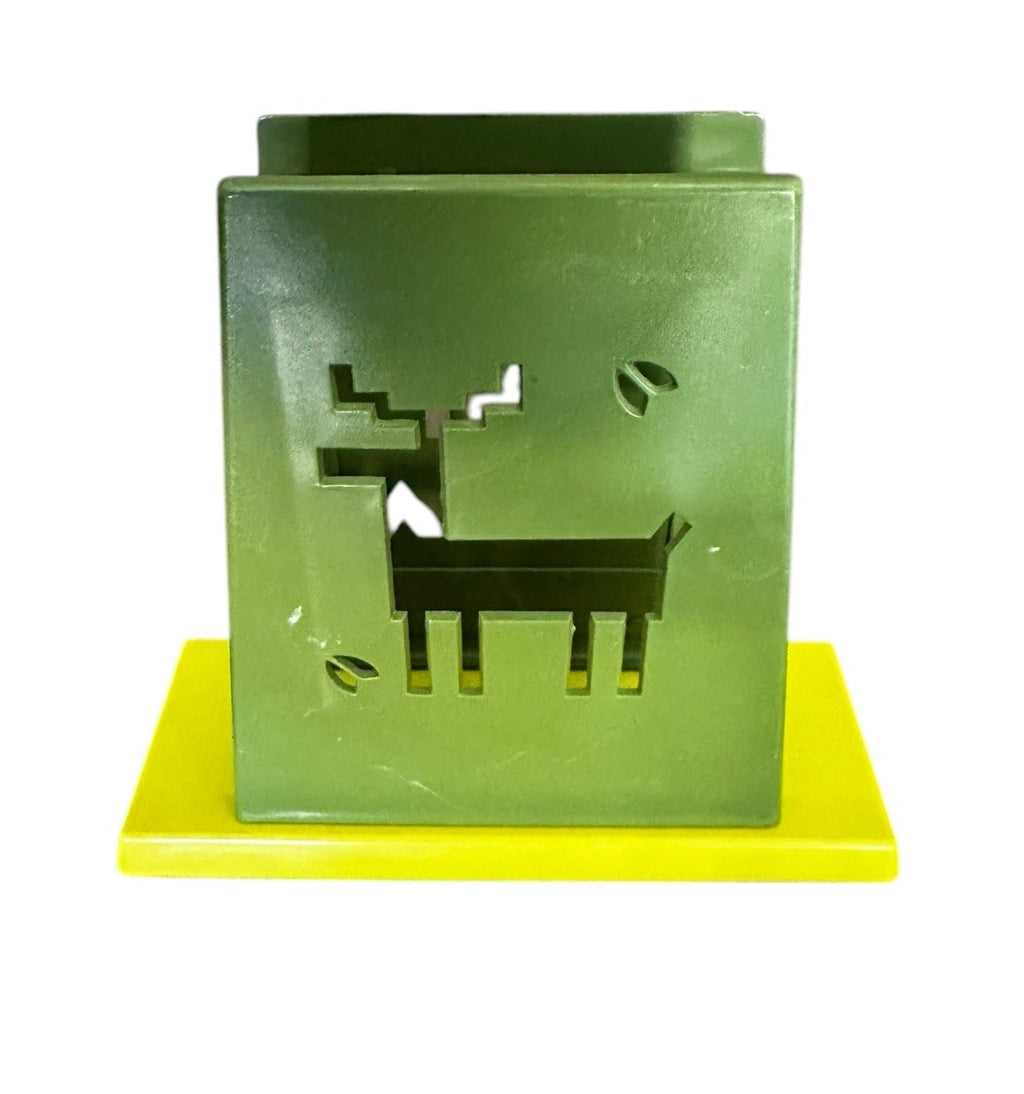 Plastic Napkin Holder Montana St. Labre Indian School Vintage