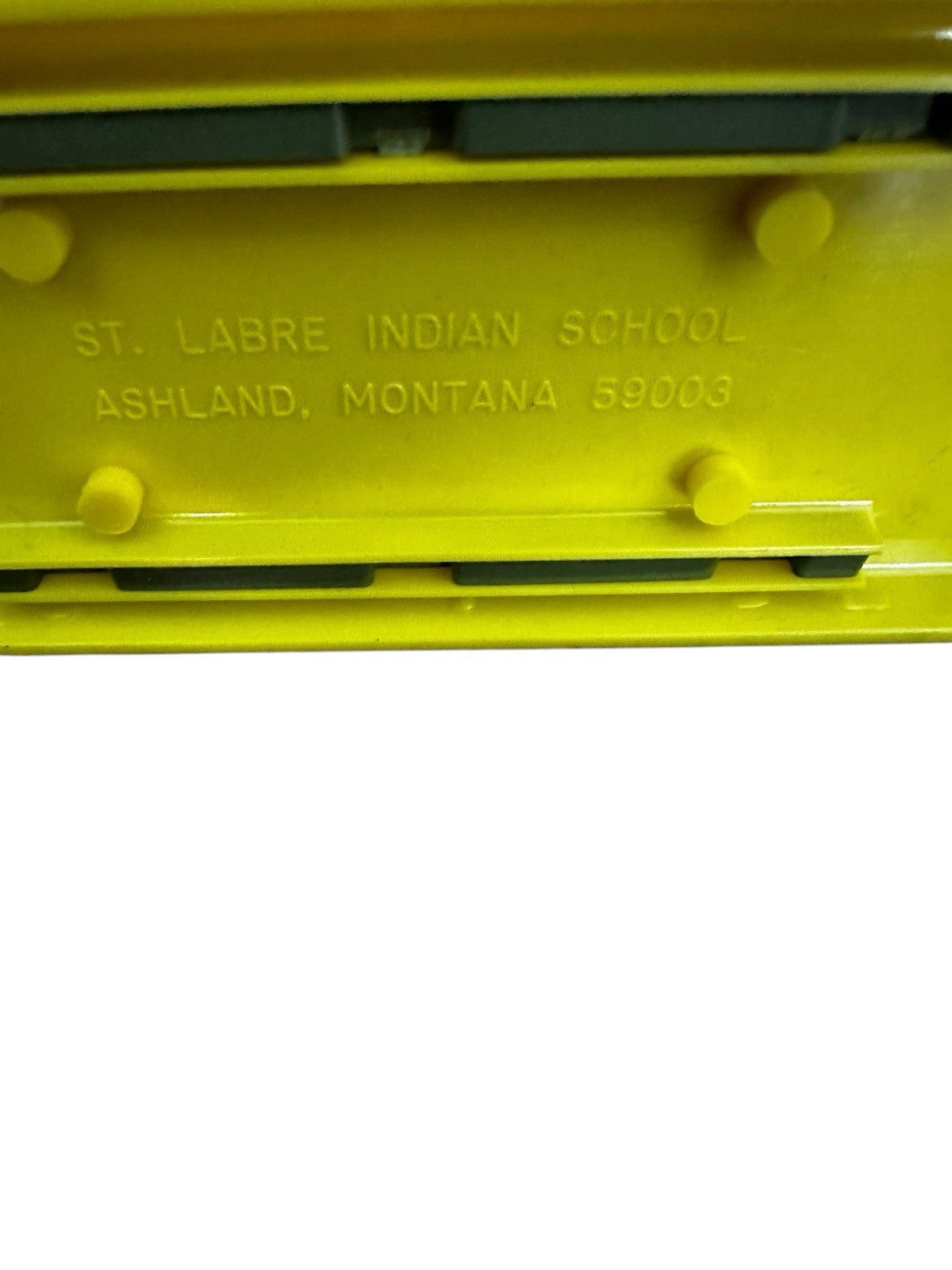 Plastic Napkin Holder Montana St. Labre Indian School Vintage