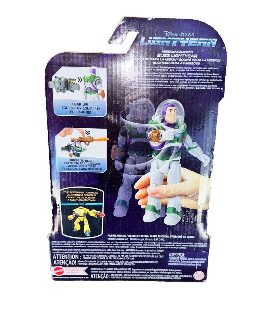 Buzz Lightyear Action Figure Disney PIXAR Lightyear Mission Equipped New
