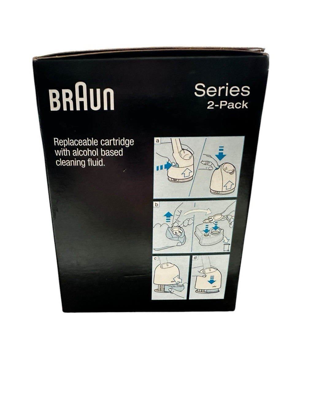 Braun Smartcare Clean Renew 2 Cartridges Refreshes Cleaning Fluid Refill New