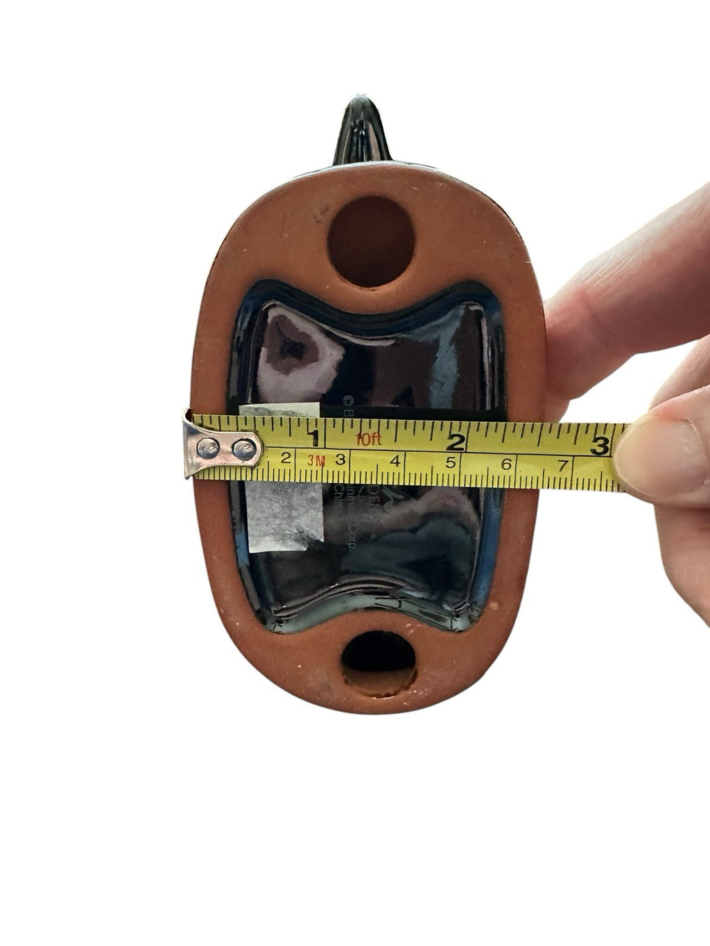 Dolphin Ceramic Statue Busch Gardens 5 1/4” Tall Green Vintage