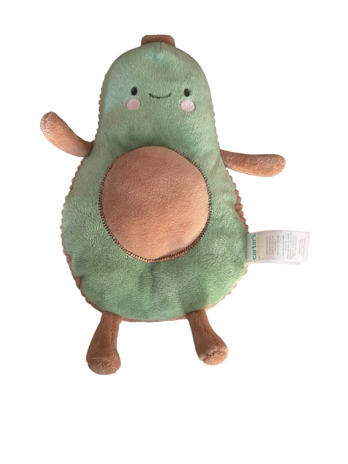 Carter's Just One You Avocado Plush Baby Stuffed Toy Target Preowned