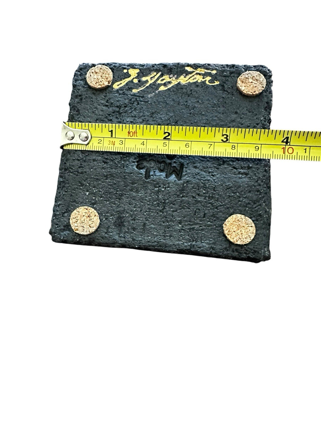 Coasters Ben Diller & J Yaytan Hawaii Heavy Lava Texture Signed Set Of 3