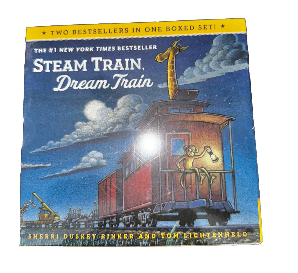 Books Goodnight, Goodnight, Construction Site and Steam Train Dream Train Board