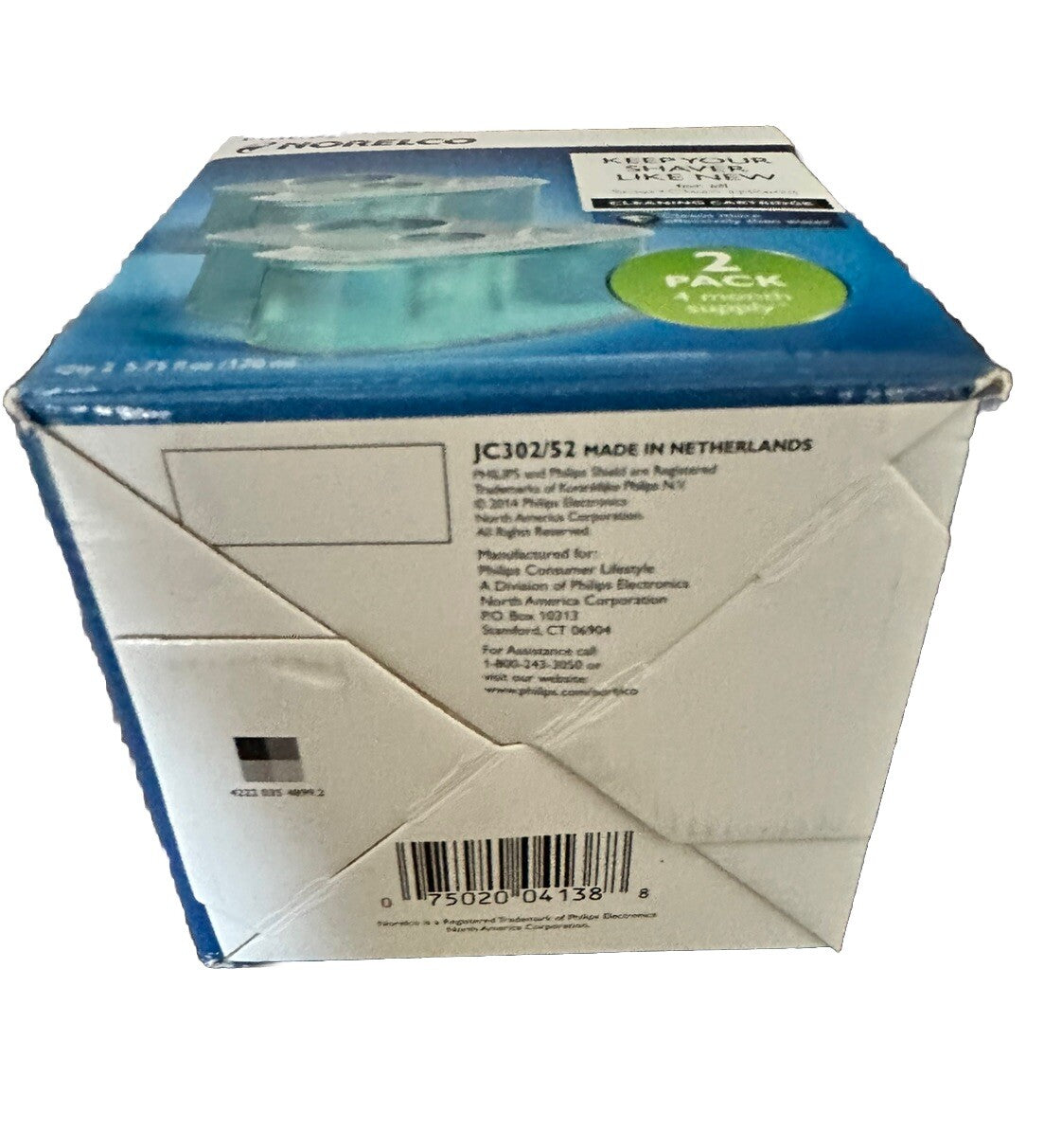 Cleaning Cartridge Smart Clean Systems Philips Norelco JC302 Replacement New