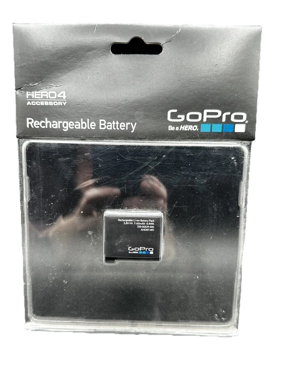 Battery GoPro Official Rechargeable for HERO4 Black, Silver AHDBT-401 New