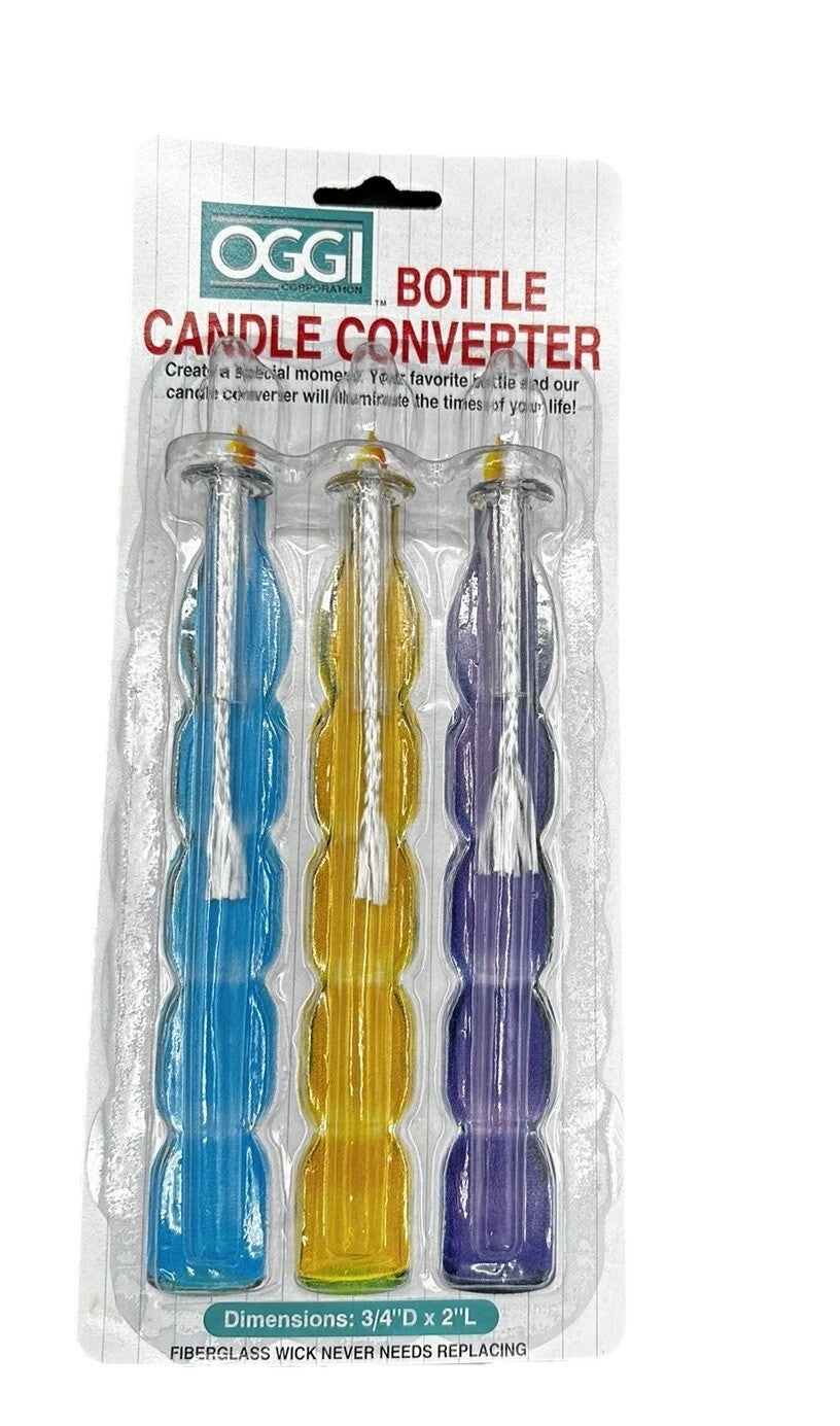 Candle Converter Oggi Bottle 5” Fiberglass Wick For Oil Candle Making 3 Pack New