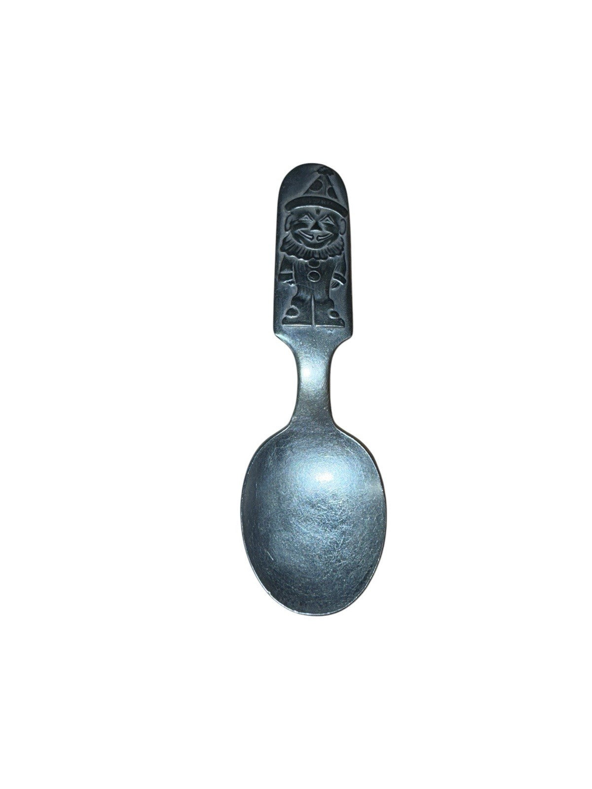 Clown And Elephant Silver Baby Spoon Fairfield
