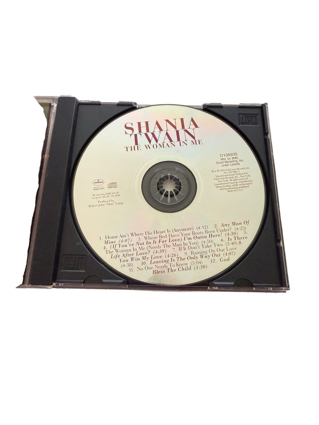 CD The Woman In Me By Shania Twain (1995)