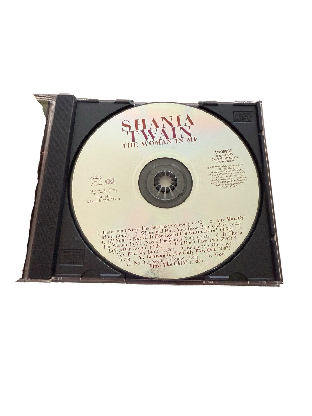 CD The Woman In Me By Shania Twain (1995)
