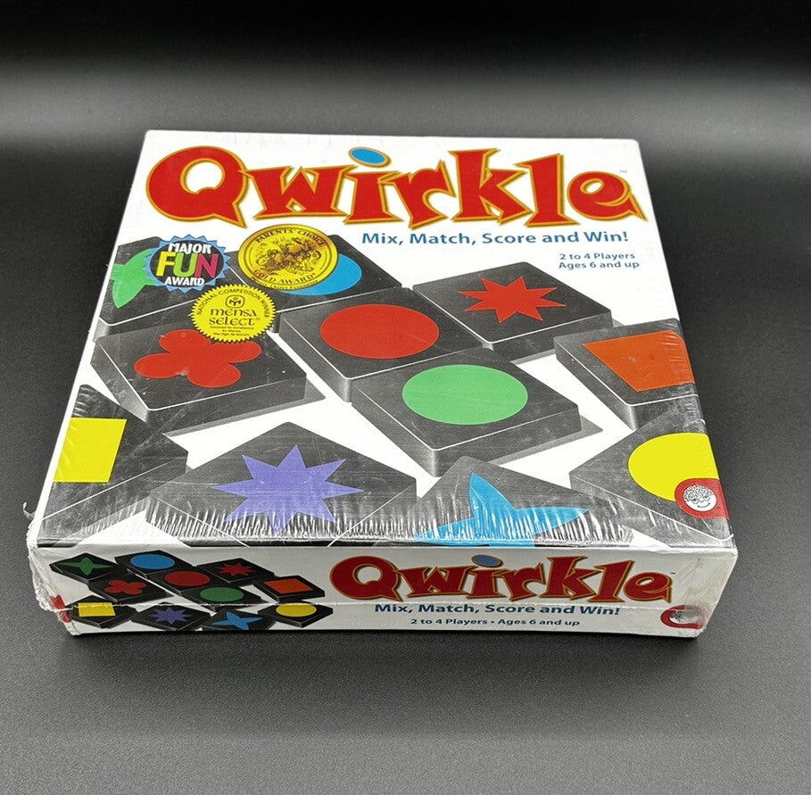 Board Game Qwirkle Strategy Mix Match Tile 2015 MindWare New