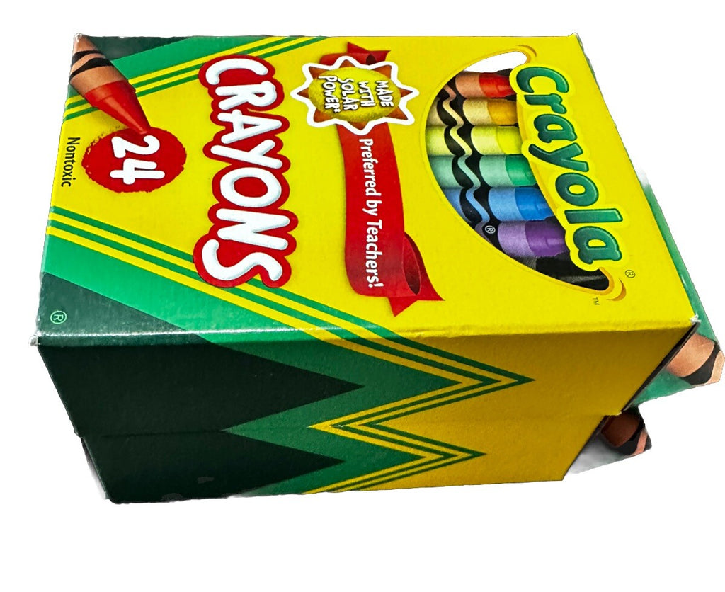 Crayola Crayons 24 Pack Lot Of 2 Nontoxic 48 Total Crayons New