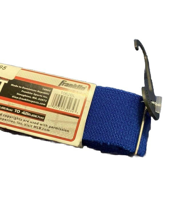Belt Baseball Softball 22" to 42" One Size Fits Most Franklin 1.25"W  Blue