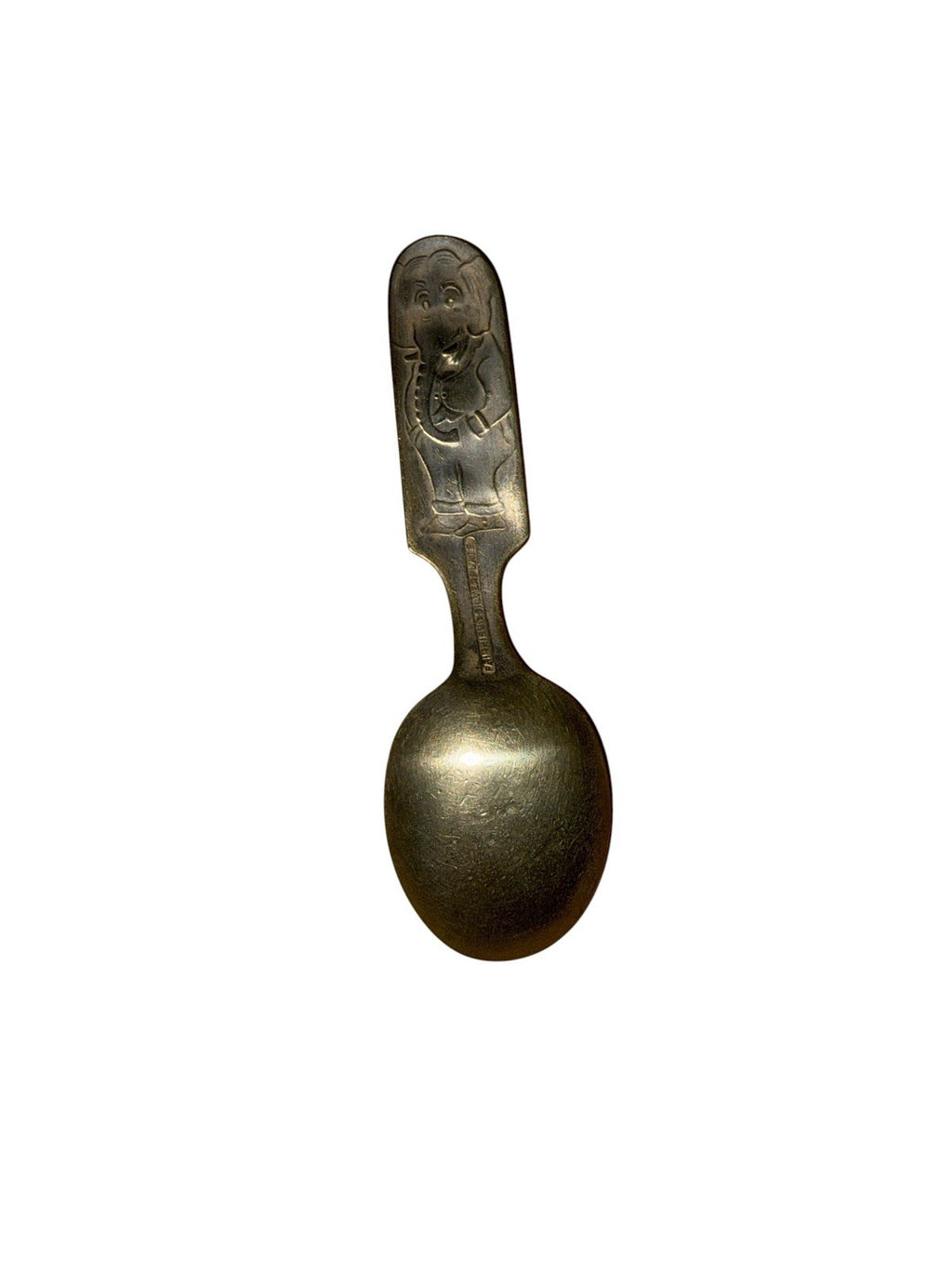 Clown And Elephant Silver Baby Spoon Fairfield