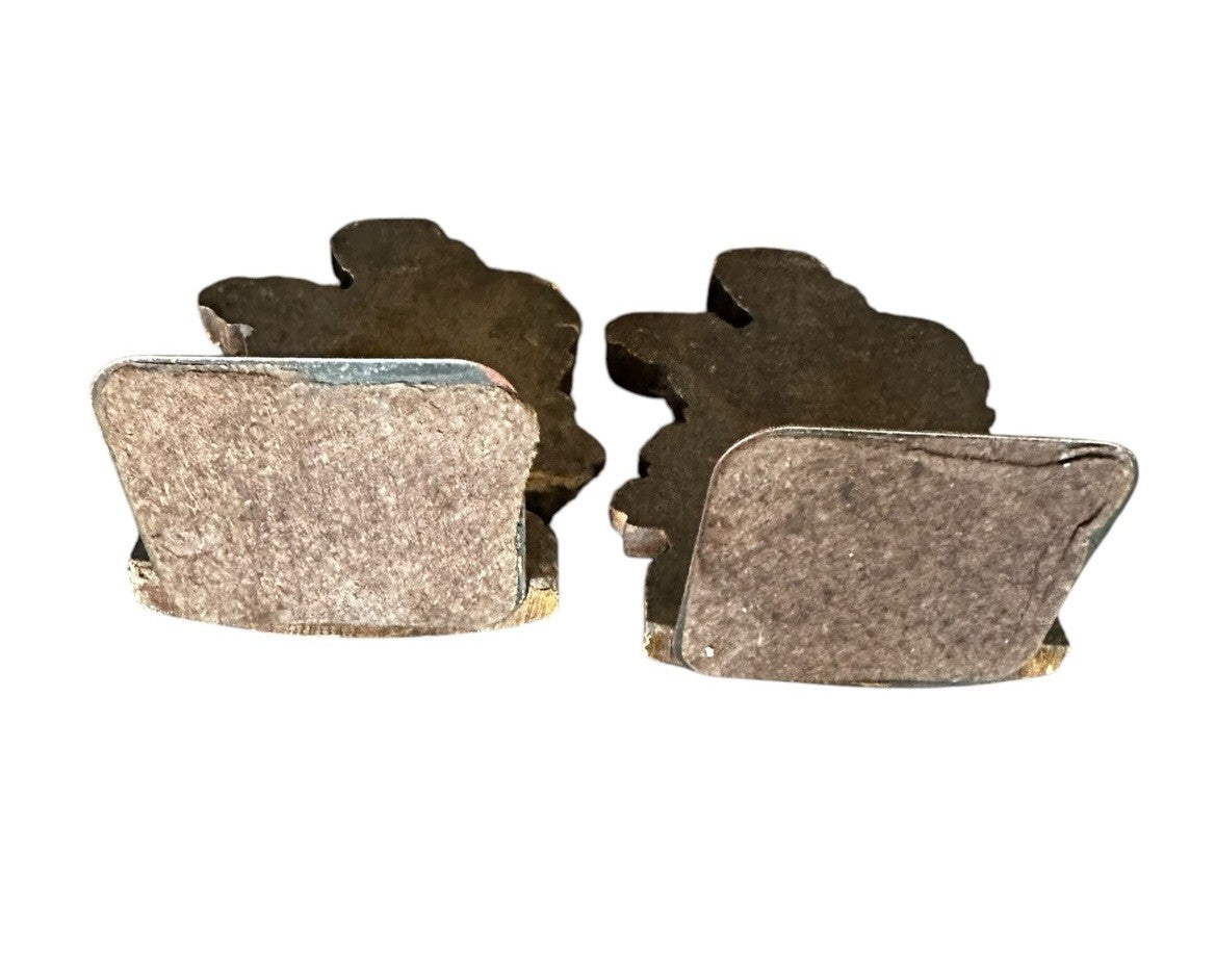 Bookends Syroco Wood Composite Ferns And Flora Mid Century Modern Made USA Vinyl