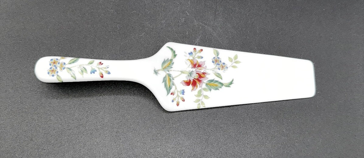 Cake Server Andrea By Sadek Floral Porcelain Vintage