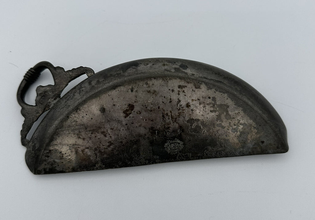 Antique Crumb Pan Amsterdam Quadruple Plate Silver Co Floral Pattern 1900-1940