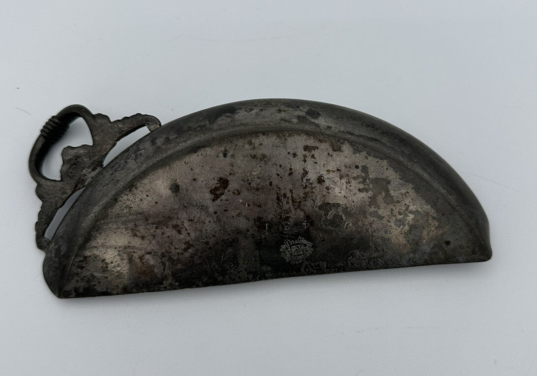 Antique Crumb Pan Amsterdam Quadruple Plate Silver Co Floral Pattern 1900-1940