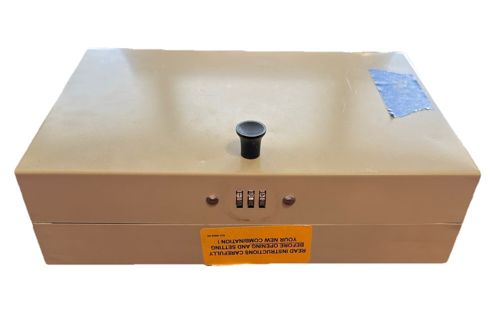 Vintage Key Storage Lock Box 40 Unit Management Wall Mount MMF Industries Combo