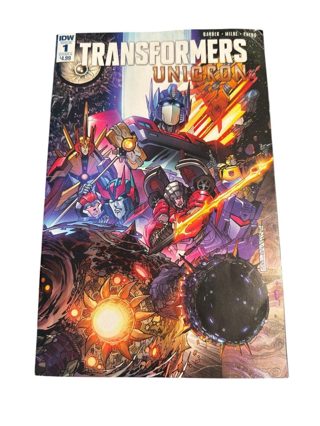 Comic Transformers Unicron No.1 July 2018 First Printing IDW Preowned