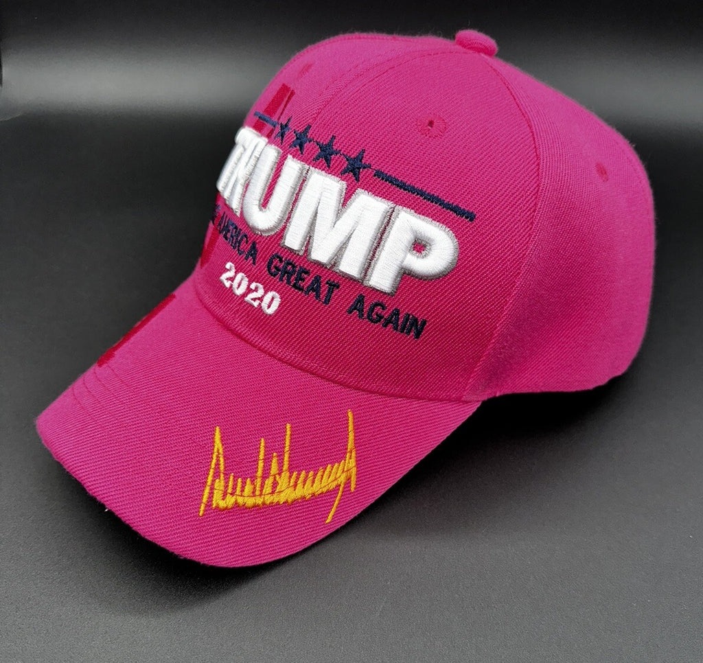 Trump Hat Cap Adjustable Women’s Donald Trump 2020 45th President Election Pink