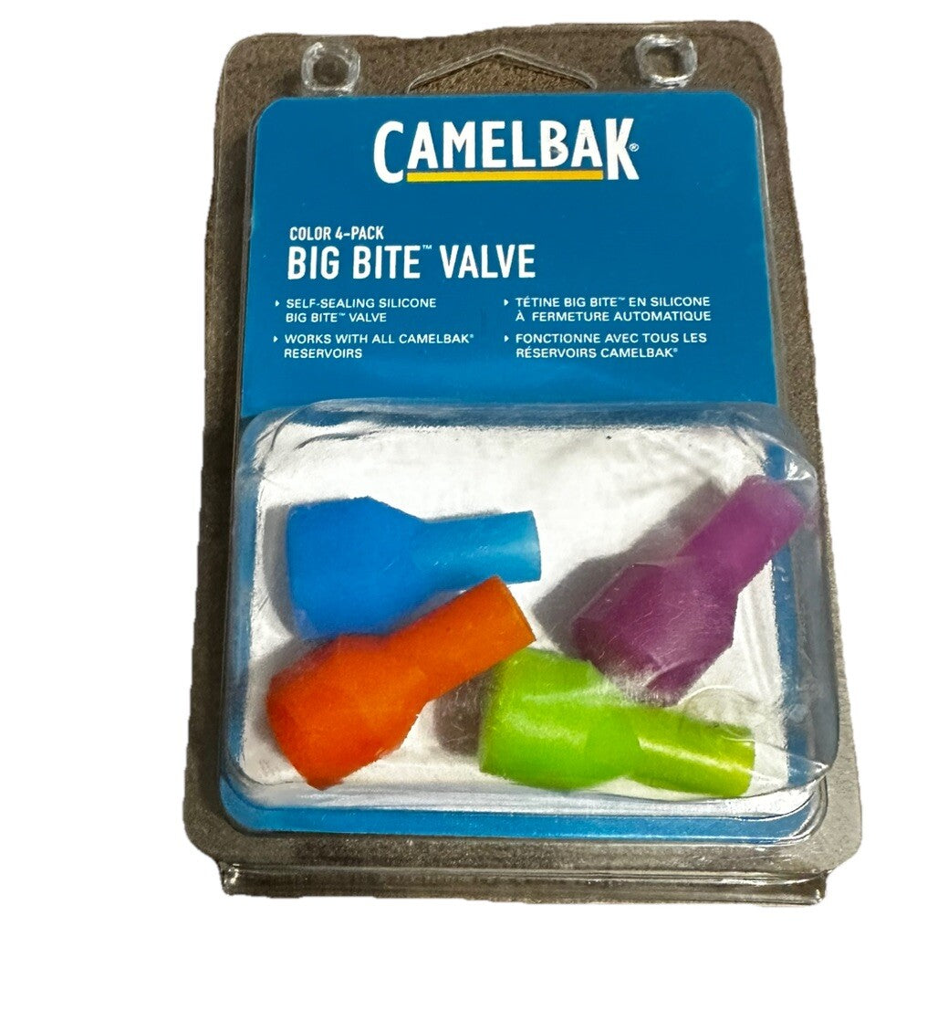 Bite Valve Replacement Multi Color 4 Pc. CamelBak Hydration Pack Big