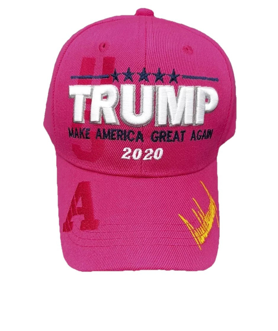 Trump Hat Cap Adjustable Women’s Donald Trump 2020 45th President Election Pink