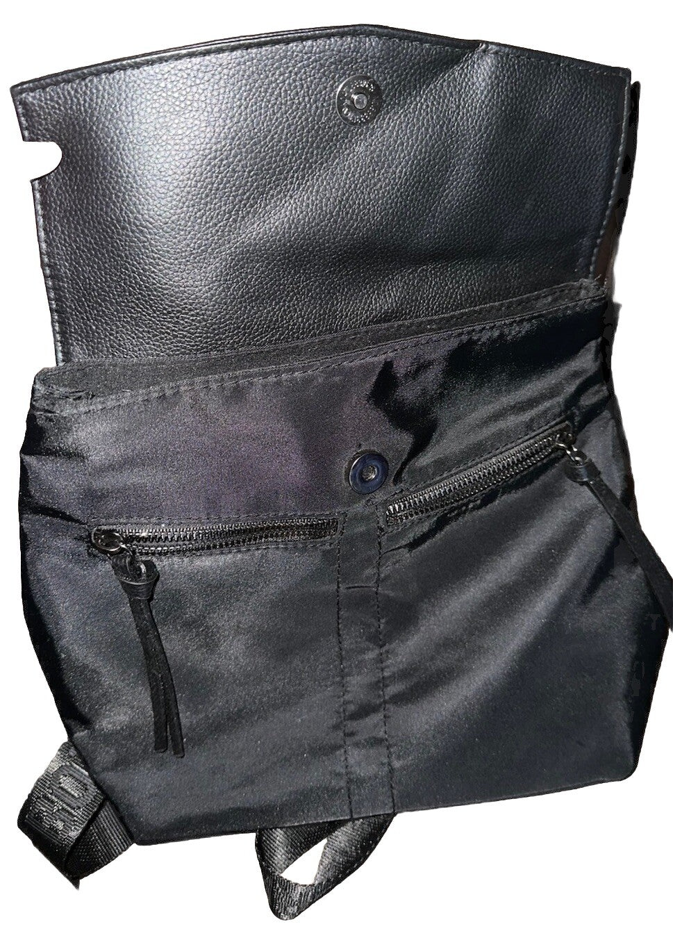 Backpack Small BOTKIER Black Nylon New York Trigger Purse NWT