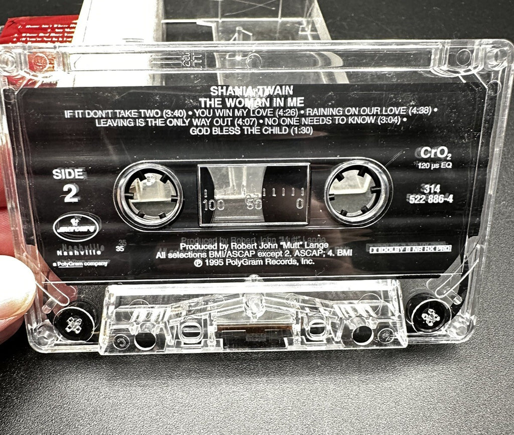 Cassette Shania Twain “The Woman in Me”1995 Country Pop Mercury