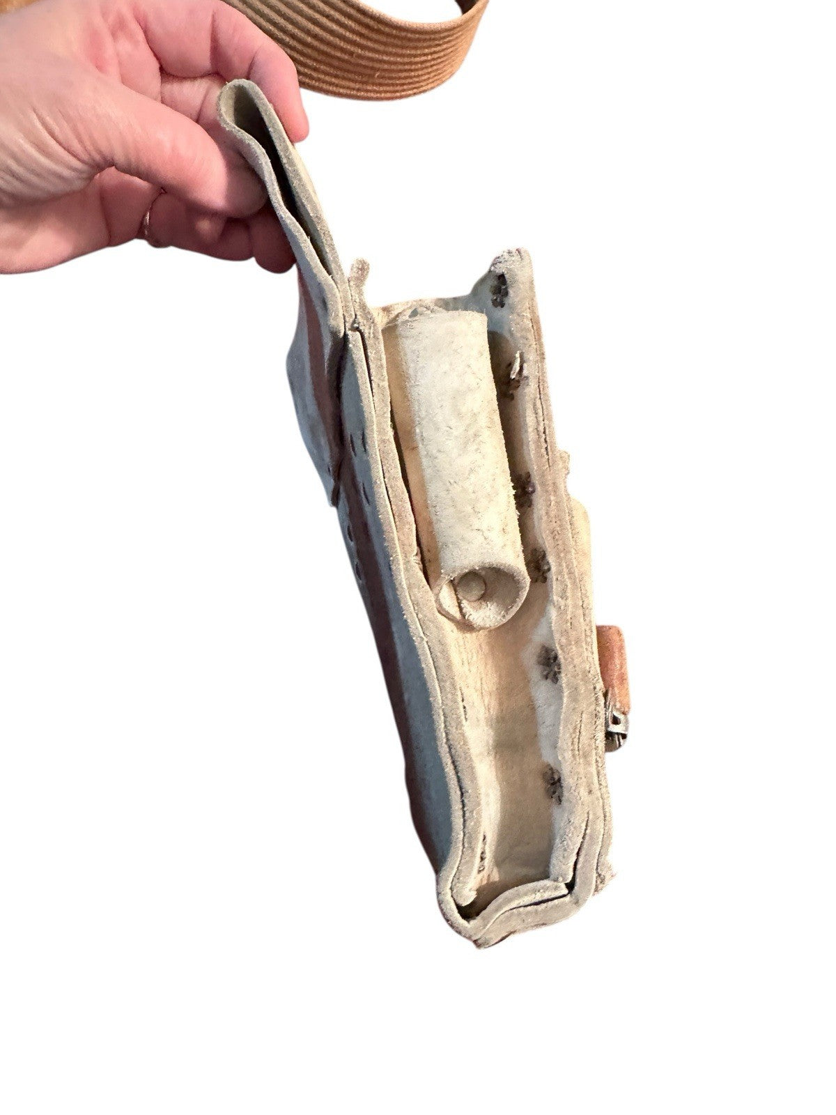 Electricians Tool Belt Pouch 5166 Rugged Durable Klein Tools Leather Vintage