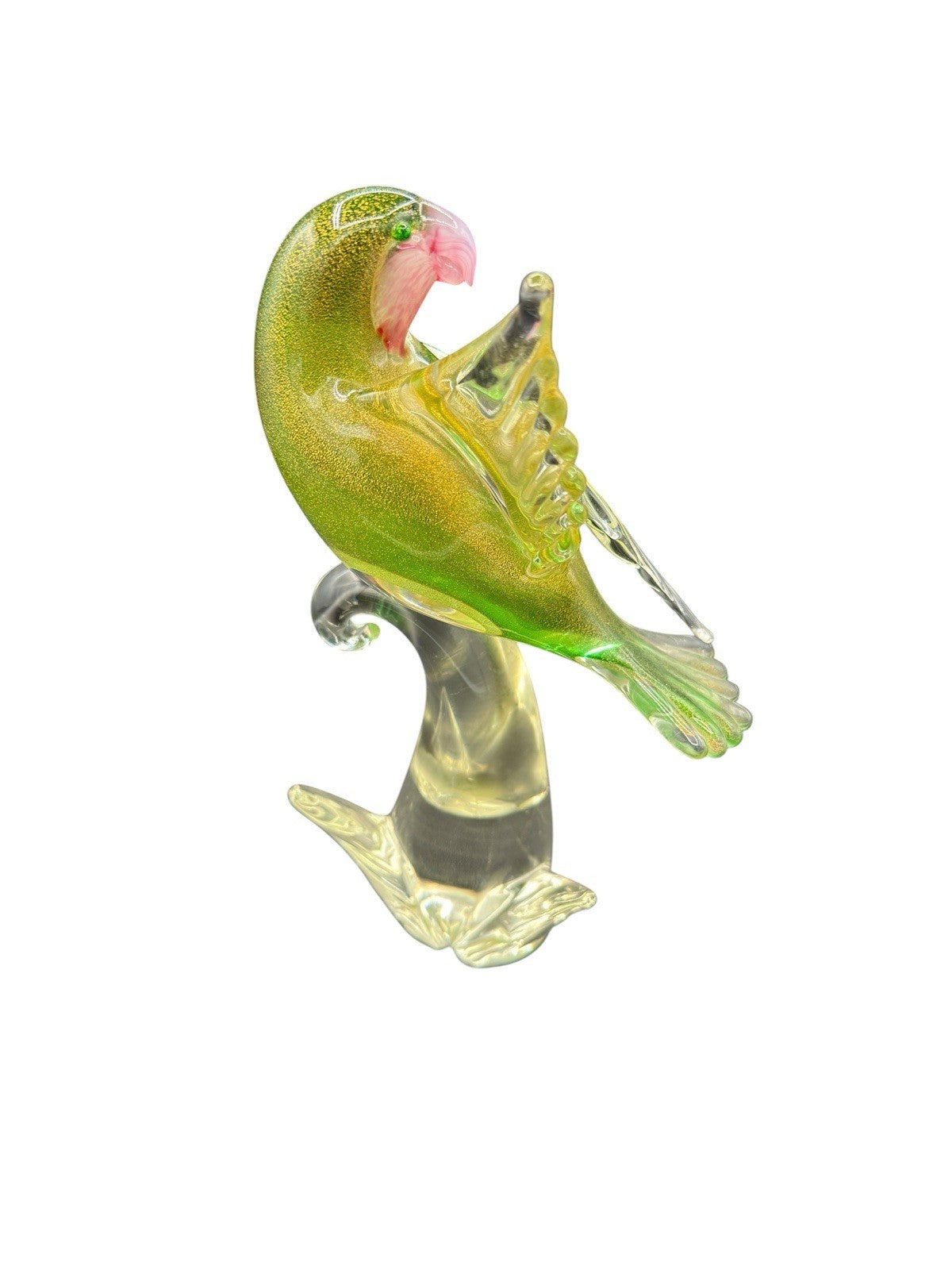 Bird of Paradise Venice Italy 1970s Murano glass Vetro Di Murano Formia Vintage