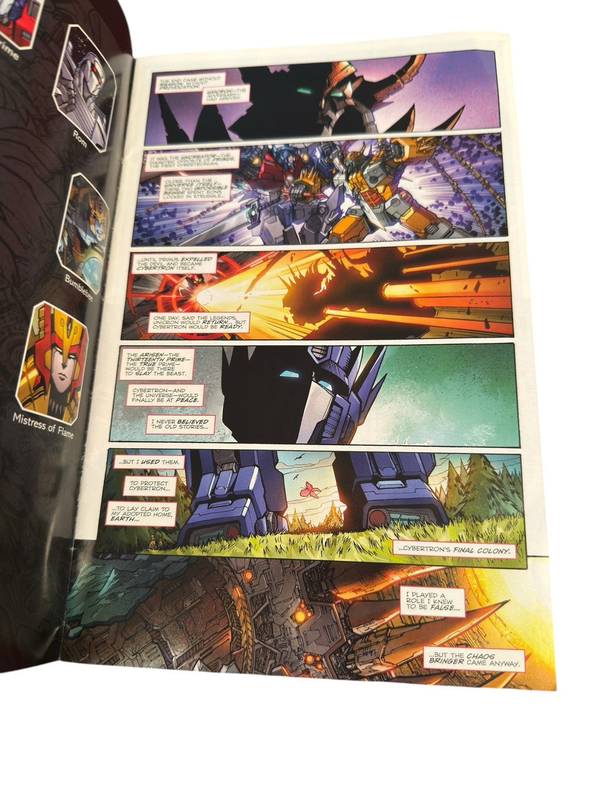 Comic Transformers Unicron No.1 July 2018 First Printing IDW Preowned