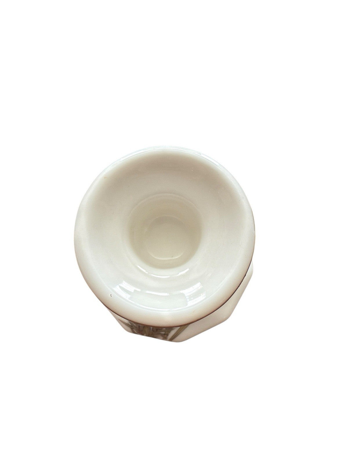 Candle Holders Ivory Peach Japan Porcelain Fine China Iris 1950's Vintage