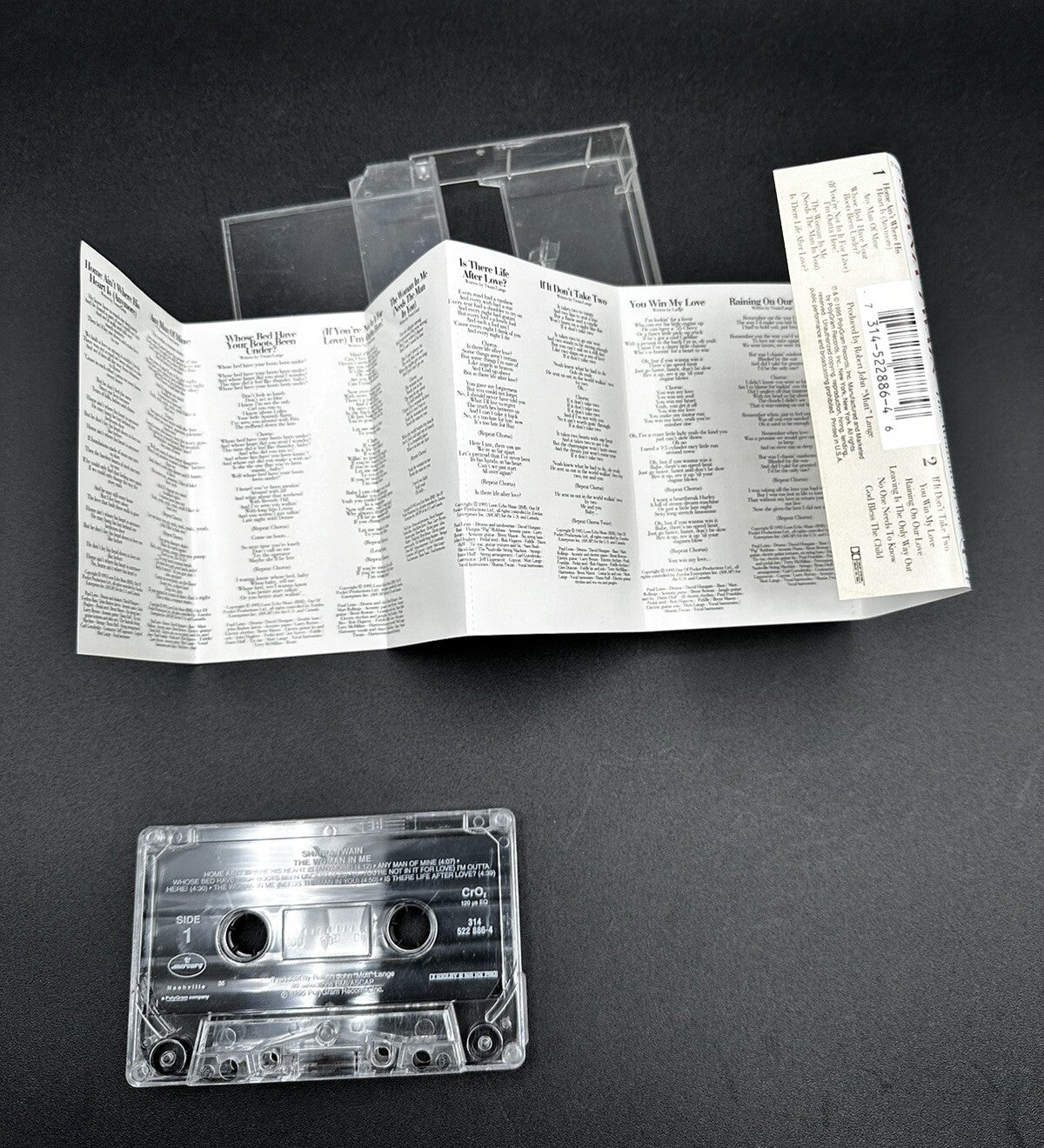 Cassette Shania Twain “The Woman in Me”1995 Country Pop Mercury