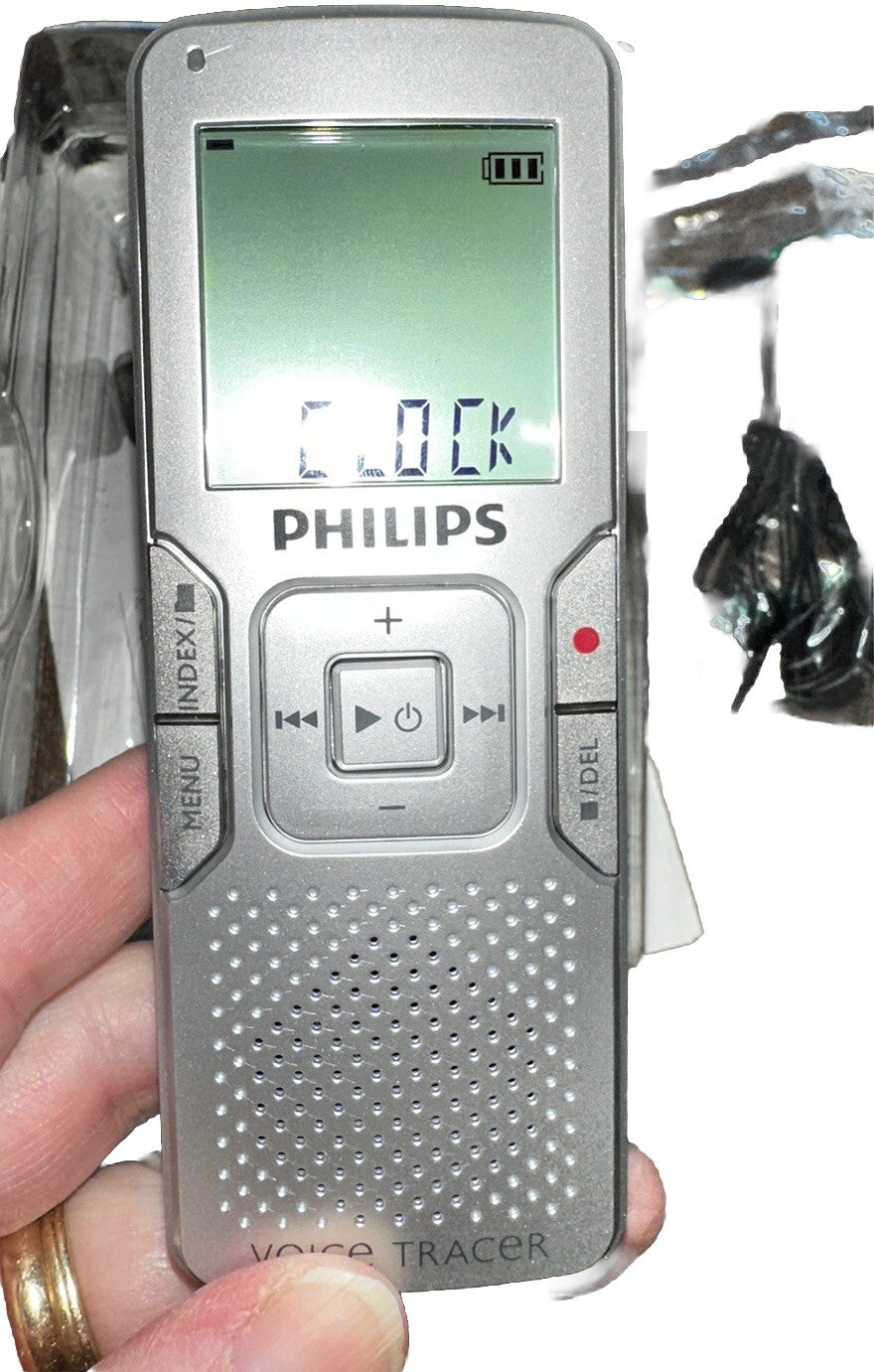 Digital Voice Tracer MP3 Recorder LFH0662/40 New/Tested/Open Box Philips