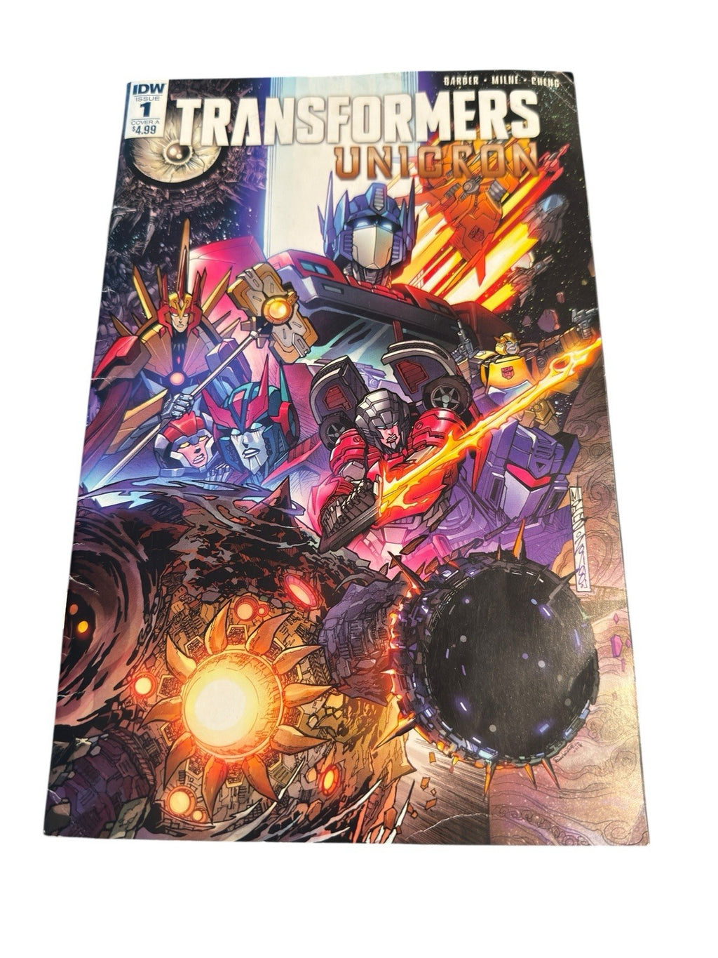Comic Transformers Unicron No.1 July 2018 First Printing IDW Preowned
