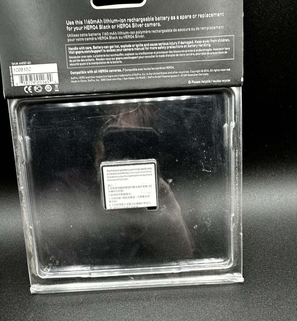 Battery GoPro Official Rechargeable for HERO4 Black, Silver AHDBT-401 New