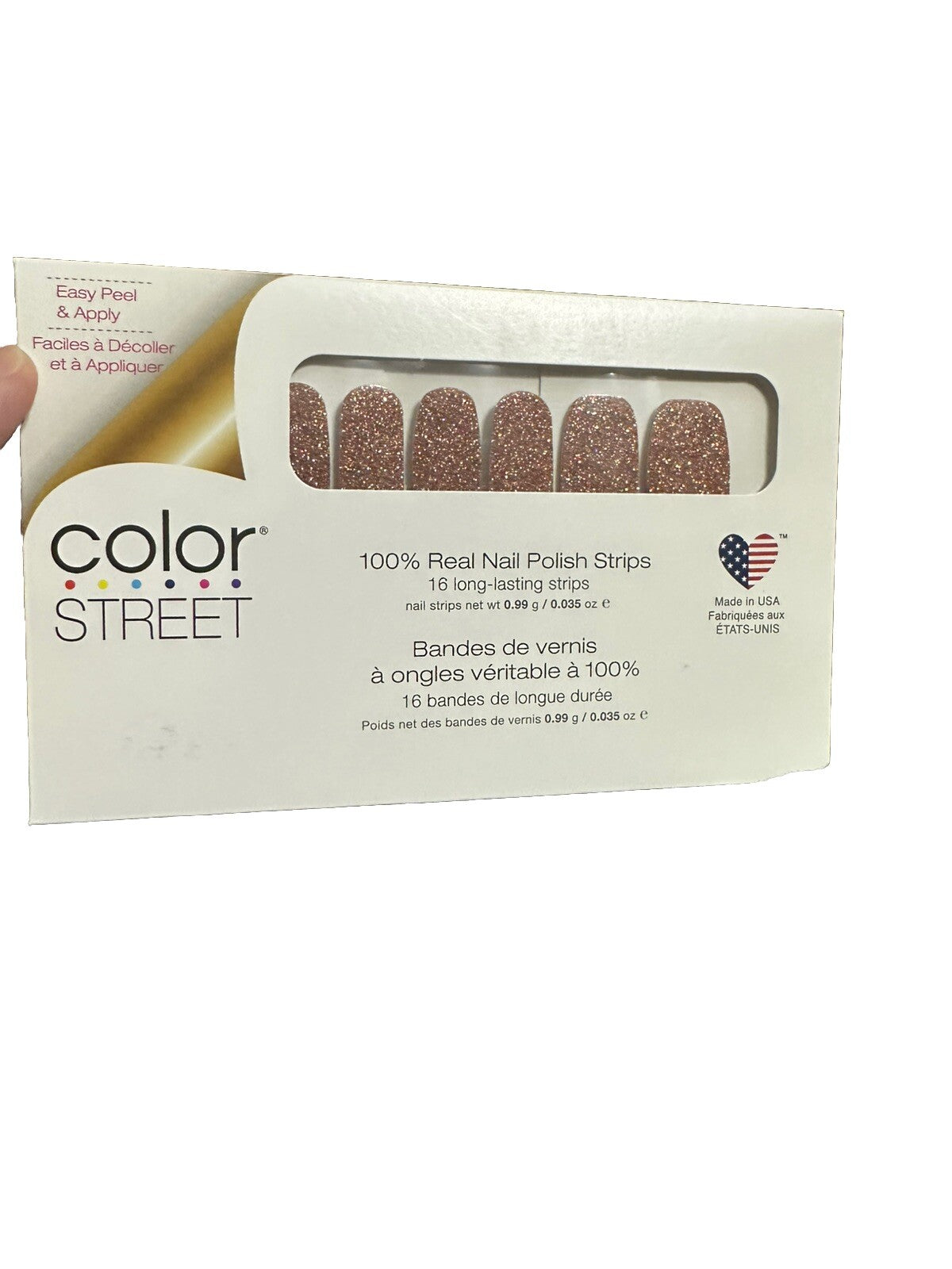 Color Street Nail Polish Strips Sahara Jewel Retired New
