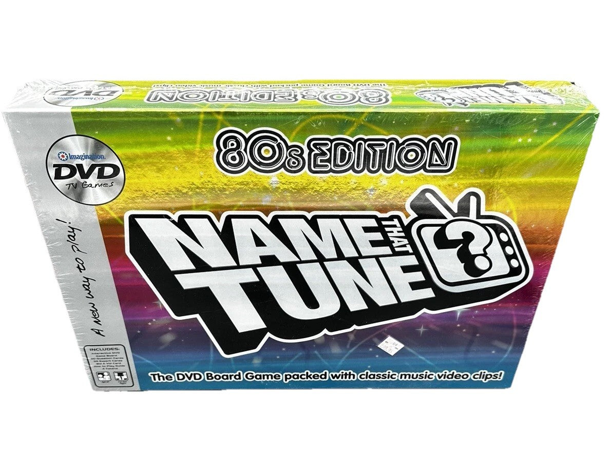 Board Game Name that Tune 80's Edition DVD Factory Sealed New