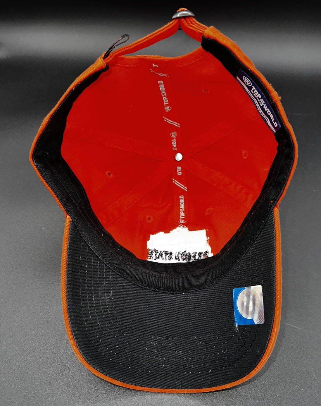Baseball Hat Cap Top of the World Men's OS Oregon State Beavers Orange Preowned