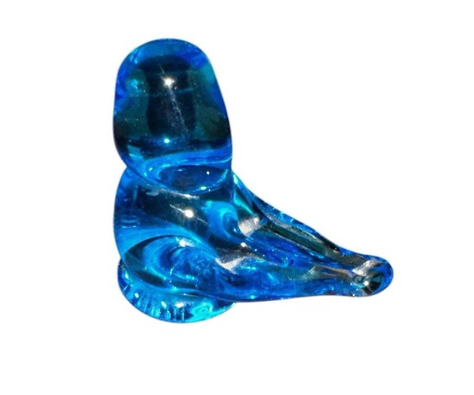 Bluebird Glass “Sunny day Bluebird” Signed By Ron Ray 1983 Vintage