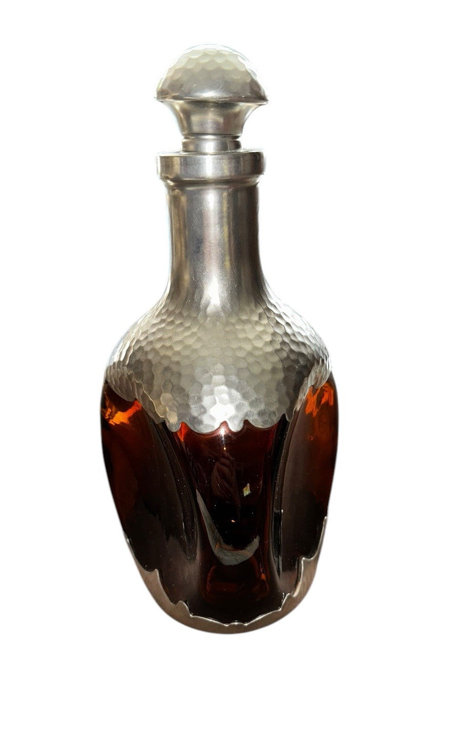 Decanter Daalderop KDM 1930’s Royal Holland Pewter Glass Liquor Vintage